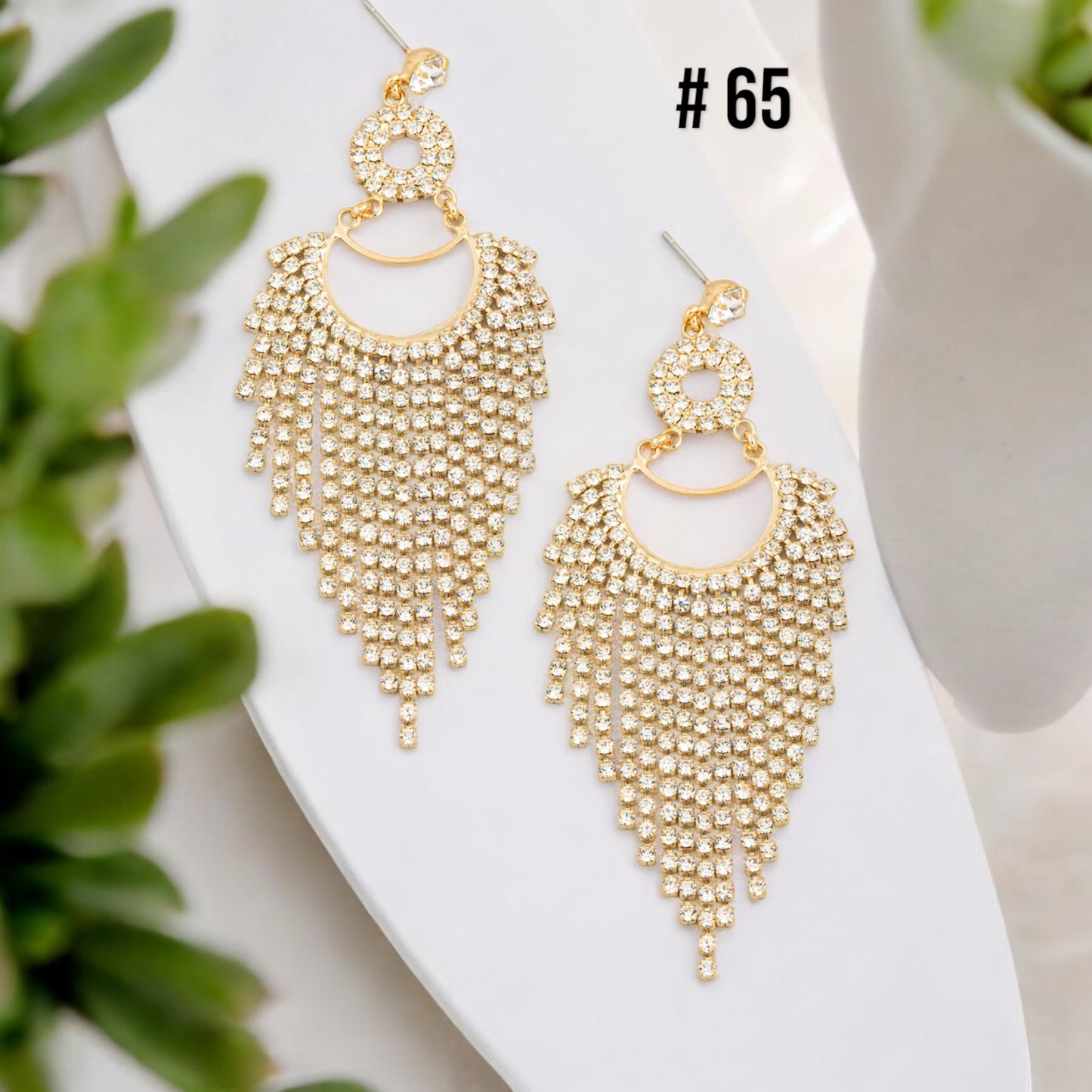 Gold Bling Earrings